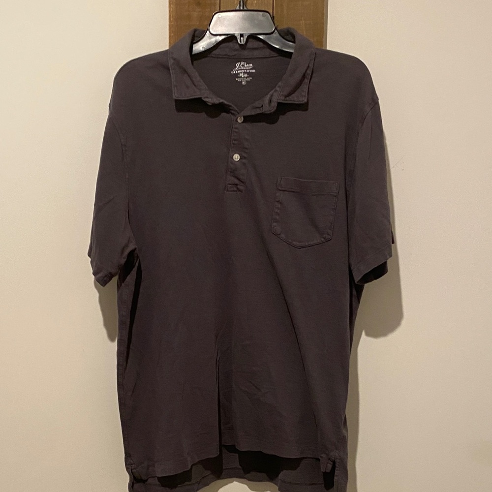 J. Crew Men's Polo Shirt - Dark Gray